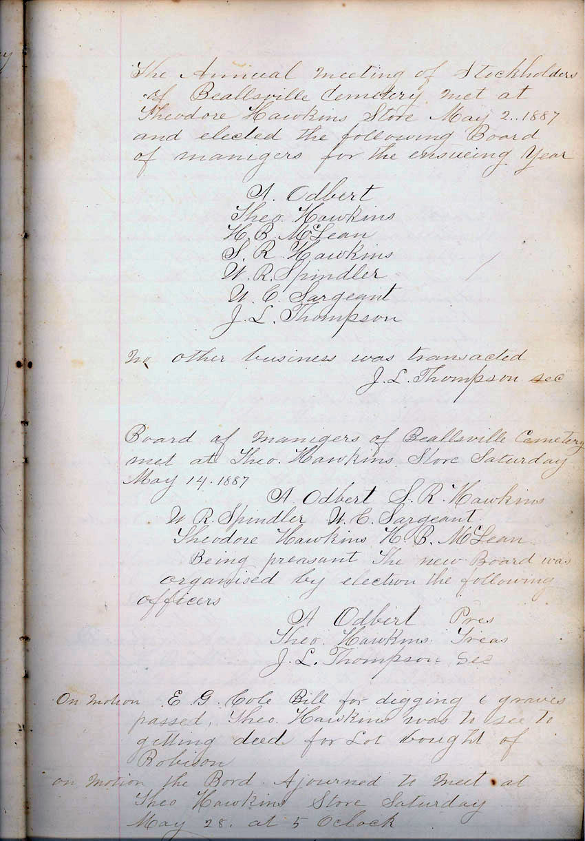 minute book
